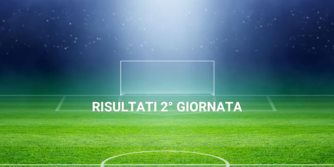 Risultati seconda giornata
